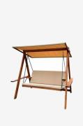 Hanah Home - Triple Swing Chair til haven Riva - Brun - Havesofaer - -...