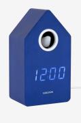 Karlsson - Vækkeur Cuckoo -LED - Blå - Vægure og bordure - - Homeroom