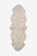 Skinnwille - Fåreskind Curly Dobbelt - Beige - Skind & skindtæpper - -...