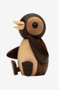 Spring Copenhagen - Træ Dekoration Snow Baby Penguin 7 cm - Natur - Py...