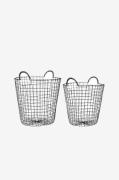 Wikholm Form - Kurv Amarlin S/2 - Sort - Urtepotteskjulere & vaser - -...