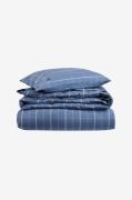 Lexington - Ternet bomuldspoplin-sengesæt - Blå - Dynebetræk - - Homer...