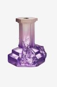 Kosta Boda - Lysestage Rocky Barouqe 17,5Cm - Lilla - Lysestager & lan...