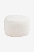 House Nordic - Puf, Hilo - Hvid - Fodskamler & puffer - - Homeroom