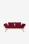 Karup - Lounge-sovesofa Bebop Natur bund - Rød - Sovesofaer - - Homero...