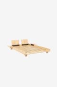Karup - Social Bed W. 2 Pcs Back Rests And 2 Pcs Side Tables - Gul - S...