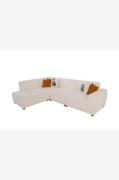 Hanah Home - Hjørnesofa S Loft Left - Hvid - Sofaer med chaiselong - -...