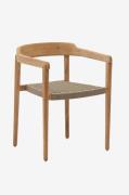 Kave Home - Spisebordsstol - icaro 2-pak - Brun - Stole - - Homeroom