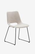 Kave Home - Spisebordsstol - zahara 2-pak - Beige - Stole - - Homeroom