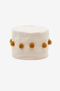 Kave Home - Puf - manua - Gul - Fodskamler & puffer - - Homeroom
