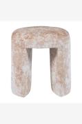 WOOOD - Charlie Polstret skammel - Beige - Skamler - - Homeroom
