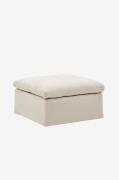 Kave Home - Puf - zenira - Beige - Fodskamler & puffer - - Homeroom