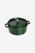 Staub - Gryde La Cocotte rund 28 cm, 6,7 l - Grøn - Gryder & kasseroll...