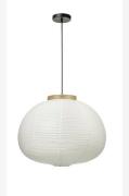 Blomus - Pendellampe Kami Rispapir H 48 cm Ø60 cm - Hvid - Loftpendler...