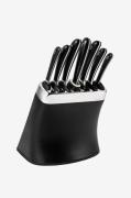 Robert Welch - Sort knivblok sæt 8P med skærpstål Signature - Sort - K...