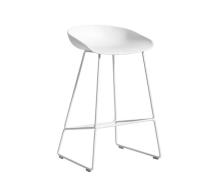 HAY About a Stool (AAS 38) - Hvid - Hvid Stål - 65cm