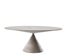 Desalto Clay Bord - Stone Finish - Ø160cm. - Lava stone D67