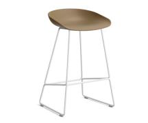 HAY About a Stool (AAS 38) - Clay - Hvid Stål - 75cm (BEMÆRK DENNE HØJ...