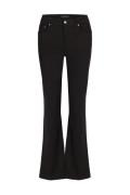 CRÉTON CRYola stay black jeans - flare (SORT 26 IN)