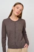 CRÉTON CRLezly o-neck cardigan (COFFEE MELANGE  XS)