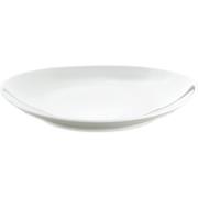 Pillivuyt Oval steaktallerken, stor 29,5 x 25,5 cm.