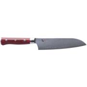 Zanmai Flame Classic Damascus Pro-Santoku 18 cm.