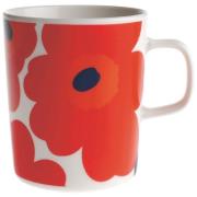 Marimekko OIVA krus 2,5 dl., unikko, rød