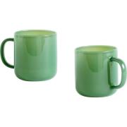 HAY Borosilicate krus, jade green, 2-pack