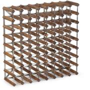 Traditional Wine Racks Vinreol Saml-Selv Mørk Eg 72 flasker