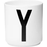 Design Letters Personlig porcelænskop hvid, Y