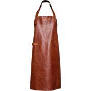 Xapron New York forklæde i cognac-brun, XL