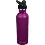 Klean Kanteen Vandflaske Classic med Sportslåg 800 ml. Lilla