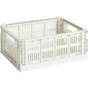 HAY Colour Crate opbevaringskasse, medium, off white