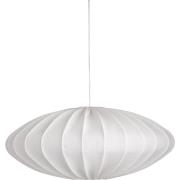 Watt & Veke Ellipse loftslampe, 65 cm, hør, hvid