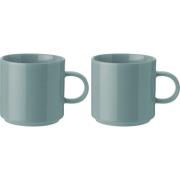 Stelton Krus, dusty green, 0,2 liter, 2 stk.