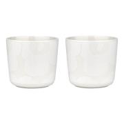 Marimekko OIVA Unikko kop 20 cl 2-pack, off white