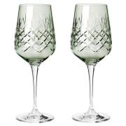 Frederik Bagger Crispy Madame Hvidvinsglas 2 stk., emerald