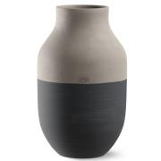 Kähler Omaggio Circulare vase 31 cm, antracitgrå