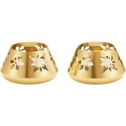 Georg Jensen Christmas Collection 2024 fyrfadstage 2 stk., 18kt guldbe...