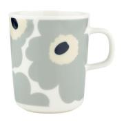 Marimekko Unikko krus 2,5 dl, hvid/grå/sand/blå