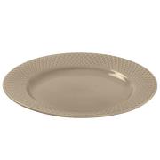 Lyngby Porcelæn Rhombe Earth frokosttallerken 23 cm, clay