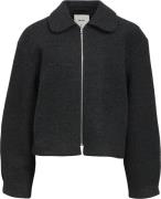 Object Objromi RE Jacket 136 Kvinde Dark Grey Melange Overgangsjakker ...