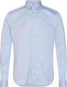 Mos Mosh Gallery Manny Stretch Shirt Mand Light Blue Langærmede Skjort...