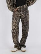 Neo Noir Simona Leopard Pants Kvinde Leopard Bukser Med Lige Ben Str 4...