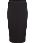 Selected Femme Slfshelly MW Pencil Skirt Noos Kvinde Sort Midi Nederde...