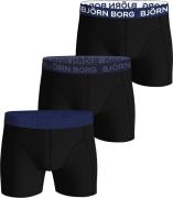 Björn Borg Cotton etch Boxer 3p L - Boxershorts hos Magasin