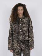 Neo Noir Emilia Leopard Jacket Kvinde Leopard Overgangsjakker Str 40 -...