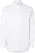 Selected Homme Slhslimperformance Shirt LS Noos Mand Hvid Langærmede S...