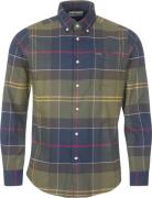 Barbour Barbour Edderton TF Classic/olives Mand Tn52 Langærmede Skjort...