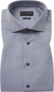 Bruun & Stengade BS Schröder Modern Fit Shirt Mand Blue Langærmede Skj...